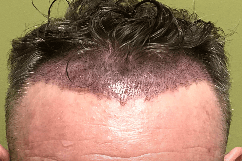 blush color after hair transplant