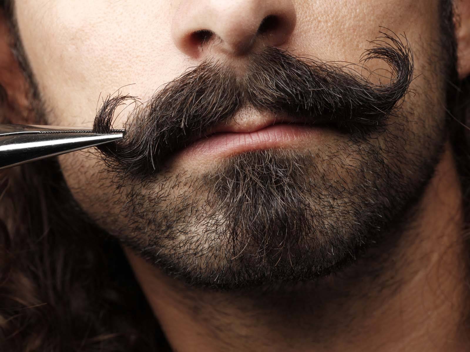 moustache plus épaisse